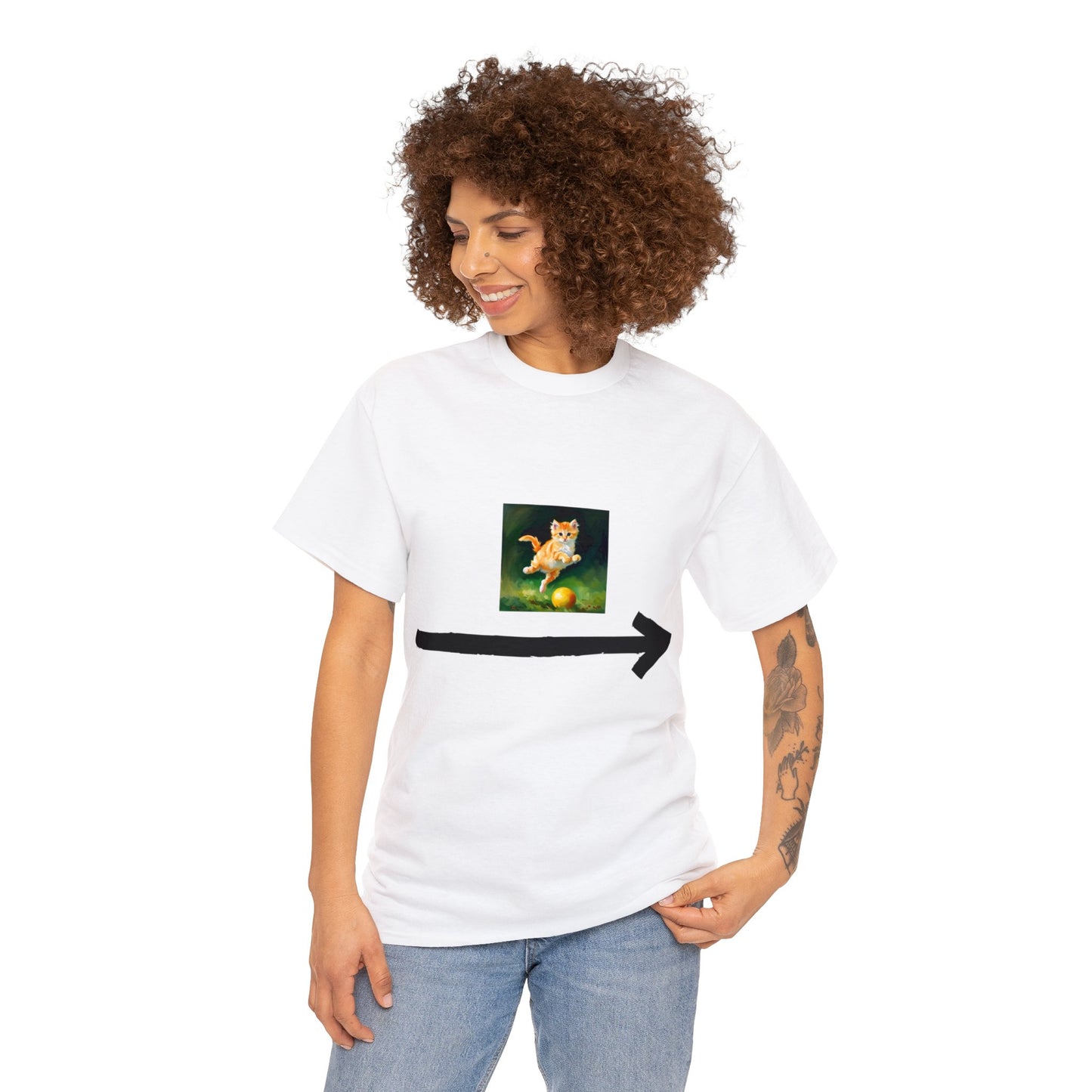 T-shirt unisexe en coton épais